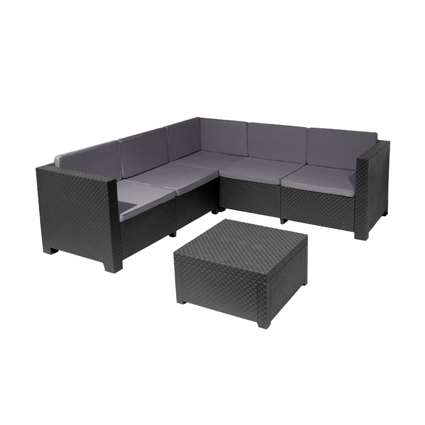 Conjunto de jardín Oasis – Mesa y Sillones y cojines incluidos